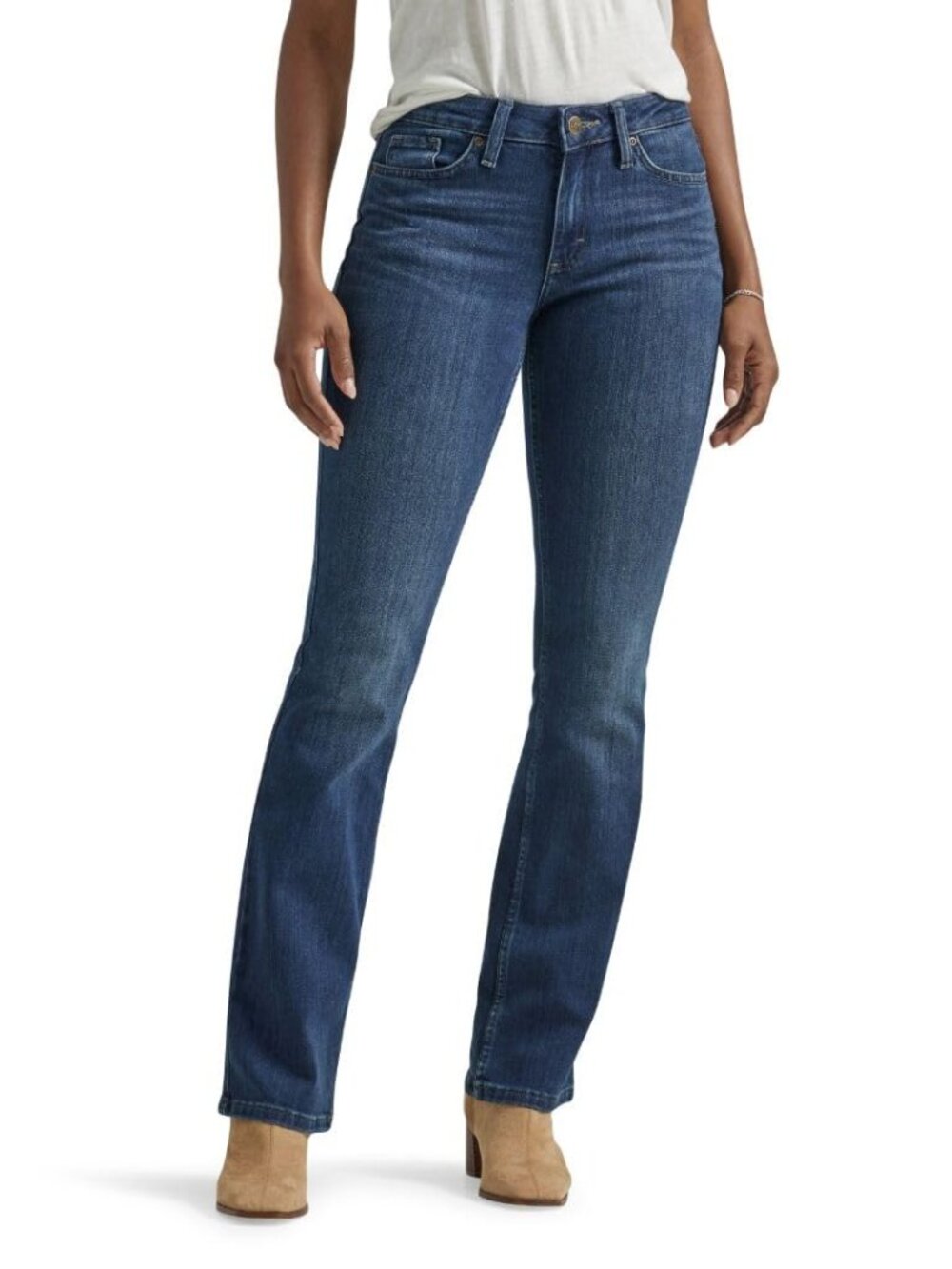 Lee Women's Lengendary Bootcut Jeans in Classic Blue 14L